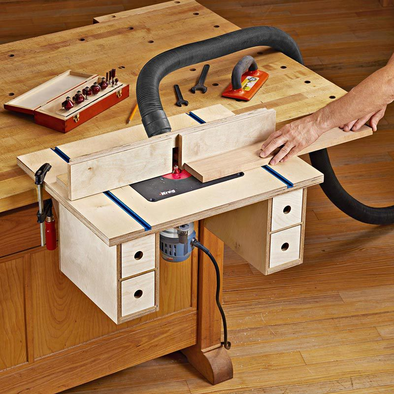 how to use a router table